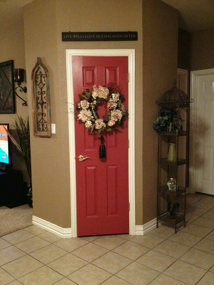 Pin By Jenny Jones On Keeping Up Earances Have Nothing In Your Kitchen Accent Walls Red Brown Wall