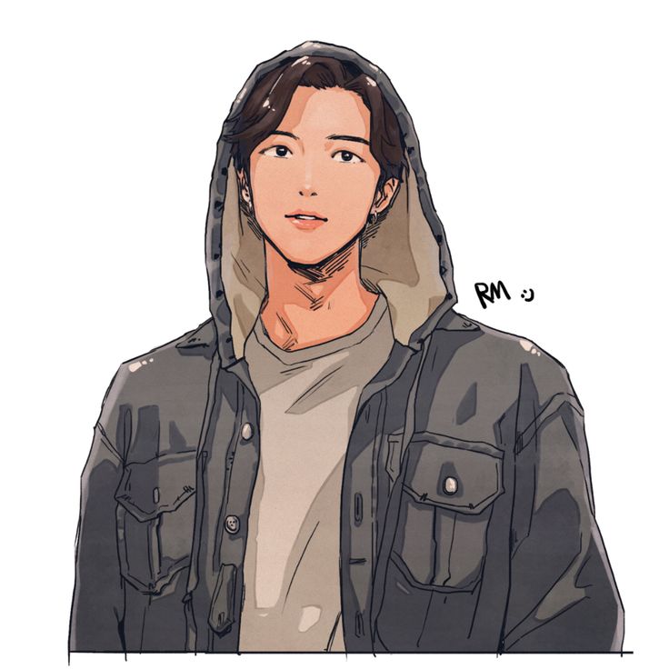 카푸 on Twitter | Rap monster fanart, Bts fanart, Bts drawings