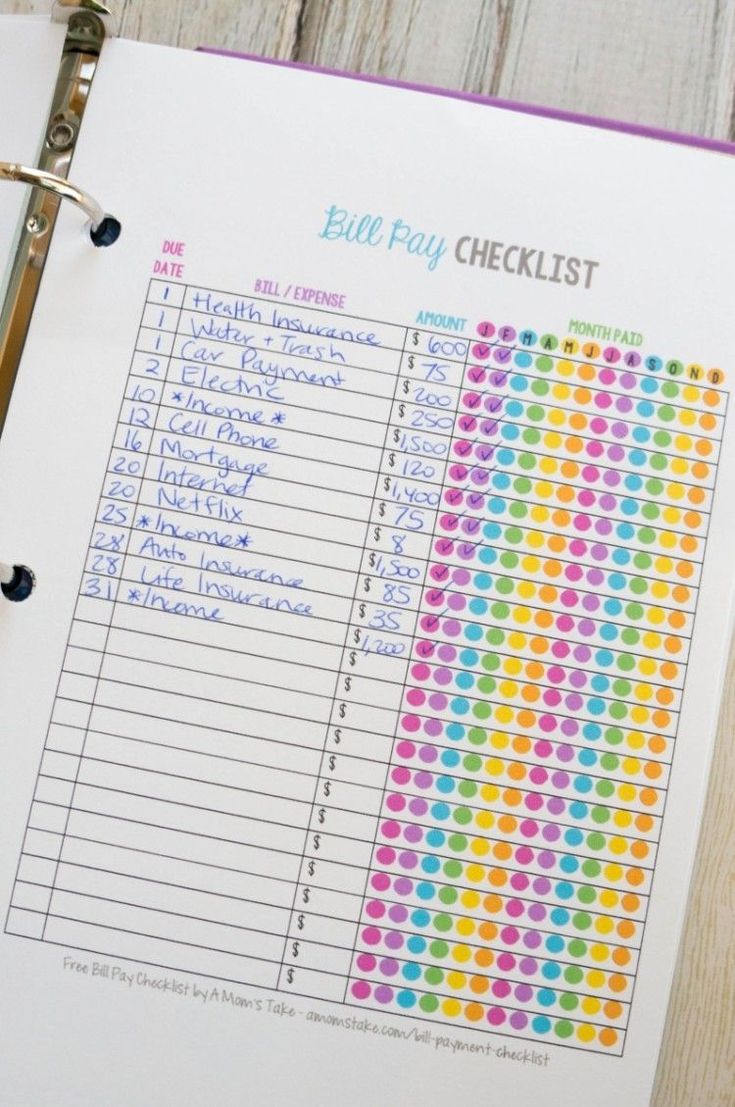 Worksheets Bill Paying Worksheet 24 best bill paying methods images on pinterest finance free printable budget worksheet monthly payment checklist helps you easily track your money
