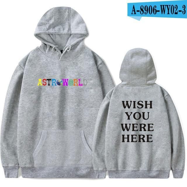 Travis Scott Astroworld Hoodie Sweatshirt Kpop Print Plus Size Pullover Harajuku Hip Hop Unisex Men Women Hooded Hoodies