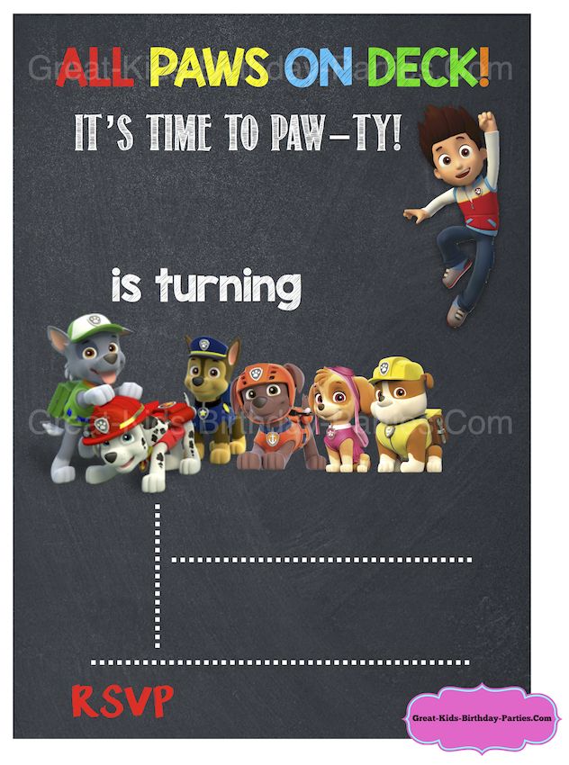 Paw Patrol Birthday Paw Patrol Party Pinterest Chalkboard - chalk board invitation template Paw Patrol Birthday Paw Patrol Party Pinterest Chalkboard - chalk board invitation template
