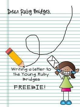 writing a letter to the young ruby bridges writing writing an acceptance letter