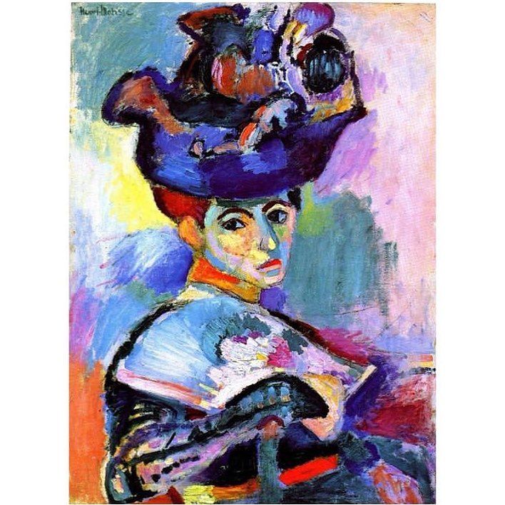 Art In Turkey Henri Matisse Sapkali Kadin Tarih 1905 Koleksiyon San Fransisco Modern Sanatlar Muzesi 1905 Te Matisse Art Matisse Paintings Henri Matisse