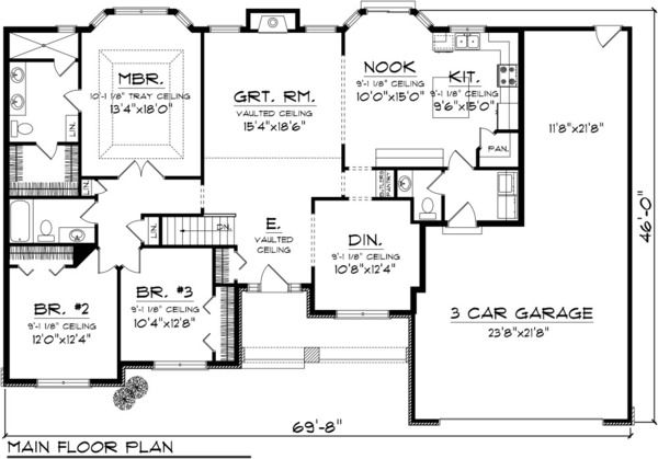 Ranch Style House Plans With Basement All About Floor Plans Basement House Plans Ranch House Plans House Floor Plans