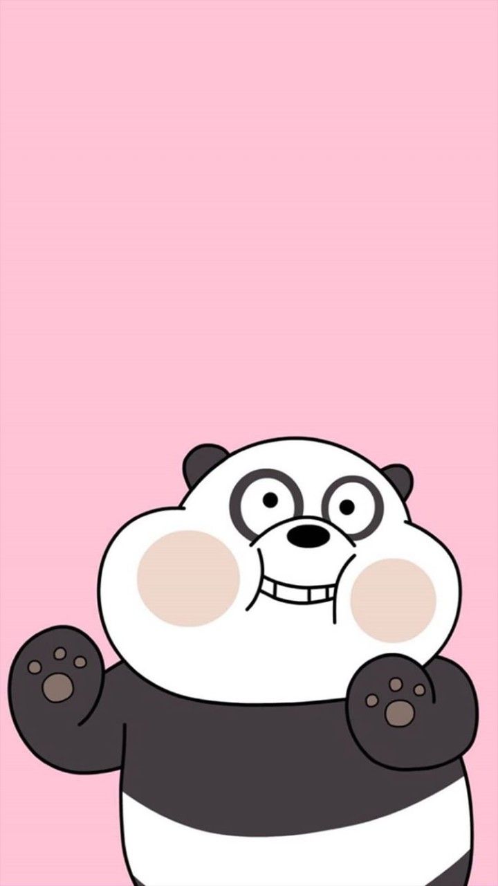 Black White Yo Panda Iphone Wallpaper Phone Background Lock Screen Panda Wallpapers Samsung Wallpaper Cartoon Wallpaper