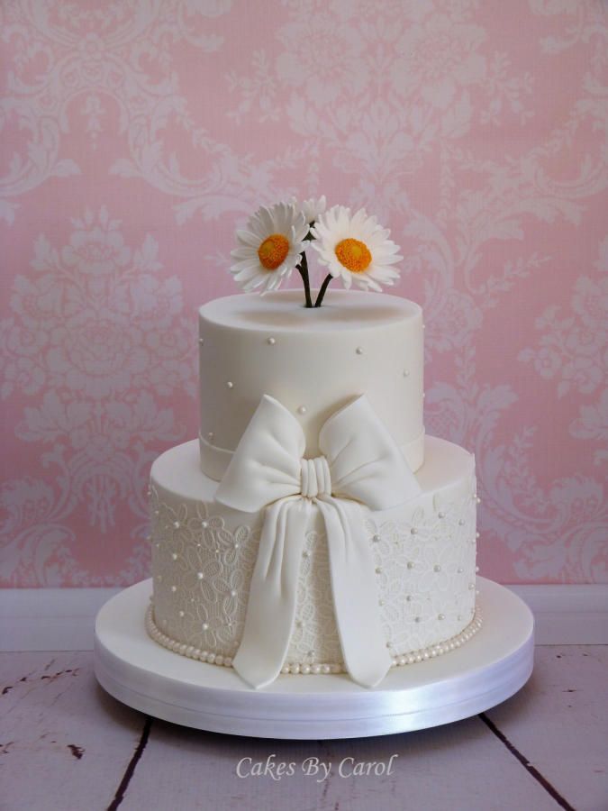 A Wedding Cake Made For Bride Who Asked Me If I Could Incorporate Some Lace And Pearls As Her Dress Was Mainly From These A Wedding Cake Made For Bride Who Asked Me If I Could Incorporate Some Lace And Pearls As Her Dress Was Mainly From These