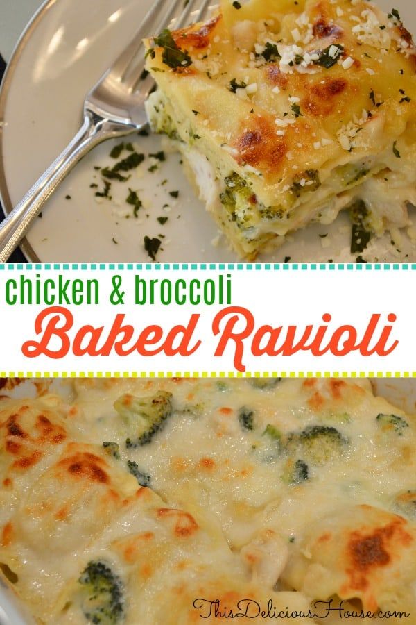 Baked Ravioli With Chicken And Broccoli - Broccoli and chicken recipes easy #broccoli #and #chicken #recipes #easy Baked Ravioli With Chicken And Broccoli