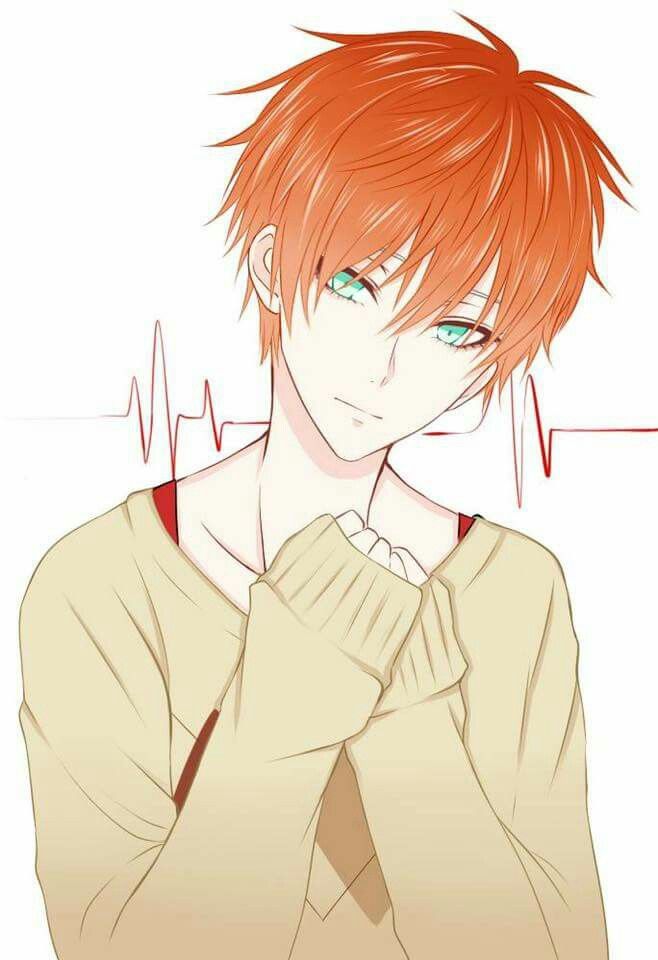 Red haired anime boys