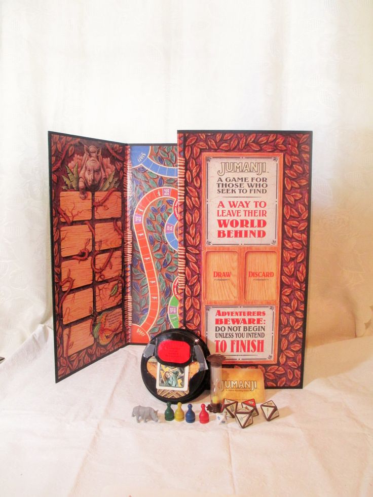 Jumanji The Game Vintage Board 1995 Milton Bradley Movie Jumanji The Game Vintage Board 1995 Milton Bradley Movie