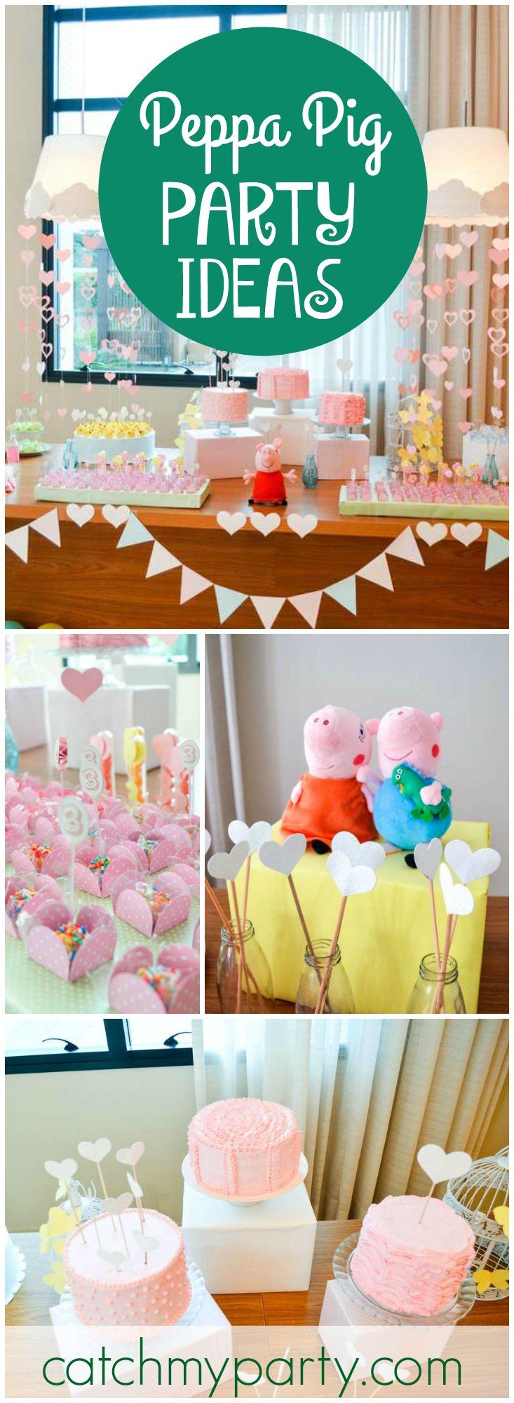 296 Best Peppa Pig Party Ideas Images On Pinterest Anniversary How Fun Is This Peppa Pig Themed Birthday Party See More Ideas At