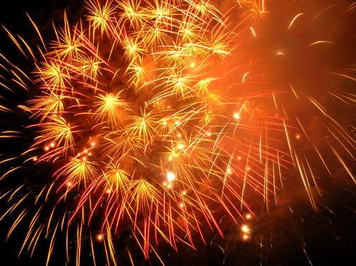 orange fireworks fireworks best fireworks orange school theme background