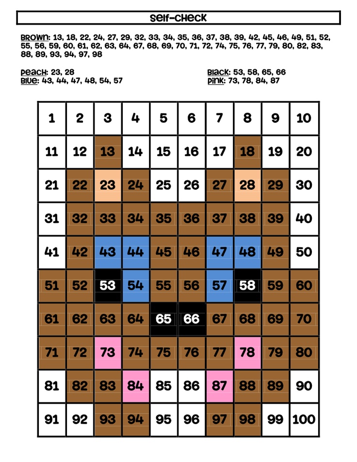 26 best Classroom - 100s Charts - Color by Number images on - hundreds chart 26 best Classroom - 100s Charts - Color by Number images on - hundreds chart