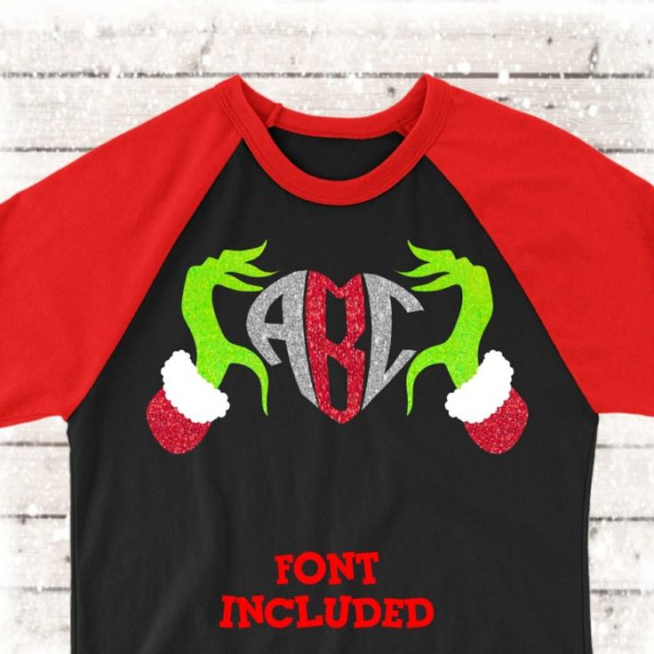 Download Grinch Hand With Font,Grinch Hand,Grinch Shirts,The Grinch ...