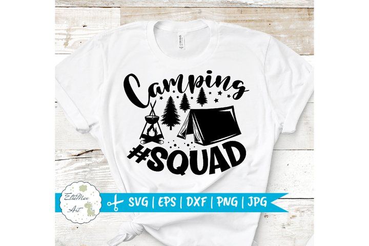 Download Camping Squad Svg Camping Svg Camping Quote Svg 704454 Hand Lettered Design Bundles Create T Shirt Camping Quotes Svg Quotes