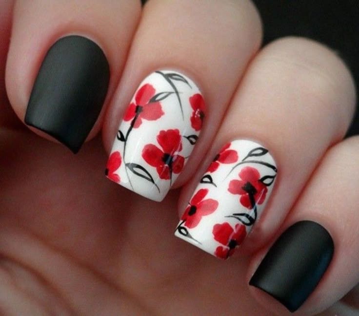Best 25+ Red Black Nails Ideas On Pinterest Halloween Nail Art 89 Most Fabulous Valentine's Day Nail Art Designs - Best 25+ Red Black Nails Ideas On Pinterest Halloween Nail Art