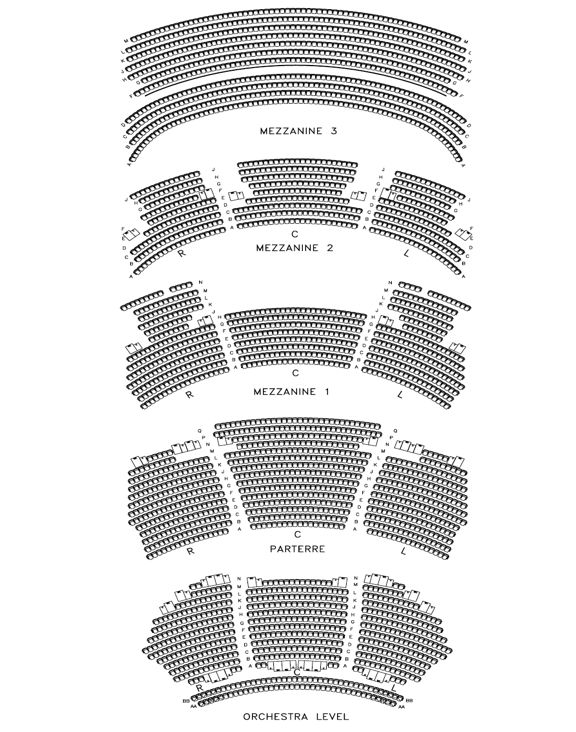 Dolby Theatre Seating Chart With Seat Numbers