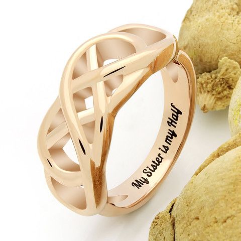 Double Infinity Sister Rings Double Infinity Sister Rings