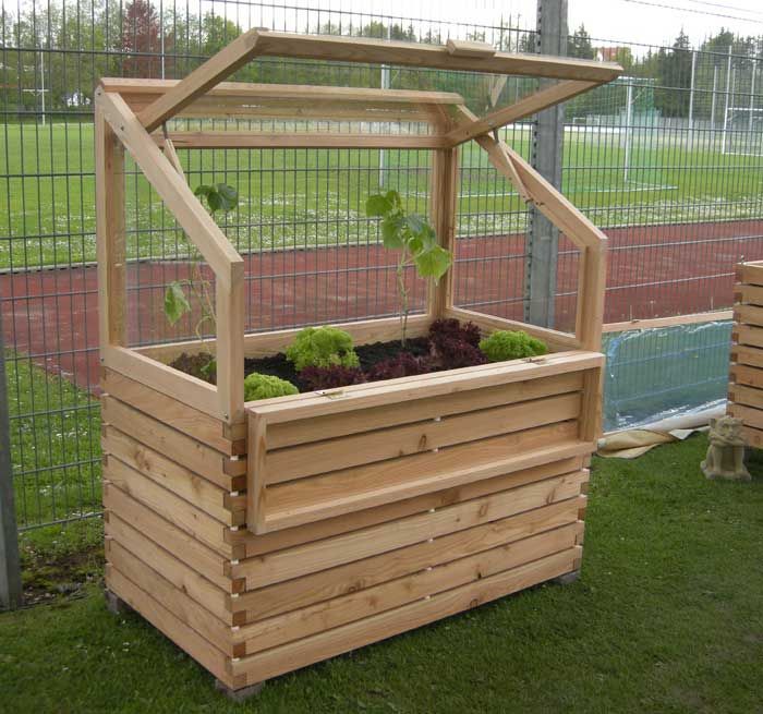 Hochbeet 140 X 80 Mit Fruhbeet Kombiniert Garten Hochbeet Hochbeet Selber Bauen Hochbeet