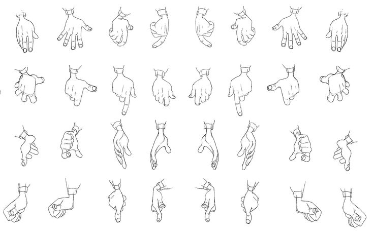 “Hogarth” Hands Reference Sheet The Iron Giant | © Warner Bros