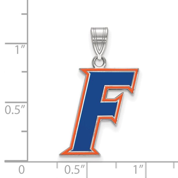 Sterling Silver LogoArt Official Licensed Collegiate 18in Boise State University Large Pendant w/Necklace BSU Sterling Silver LogoArt Official Licensed Collegiate 18in Boise State University Large Pendant w/Necklace BSU