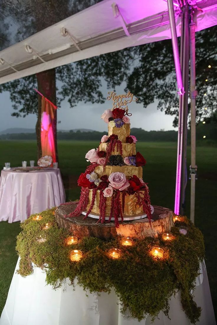 A fantastical Lord of the Rings wedding Midsummer nights dream
