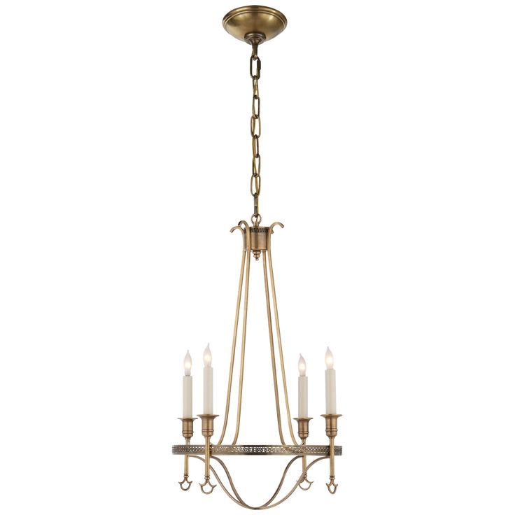 Savannah Small Chandelier In Hand Rubbed Antique Brass Design Ceiling Lights Small Chandelier, Small Chandeliers Antique Brass