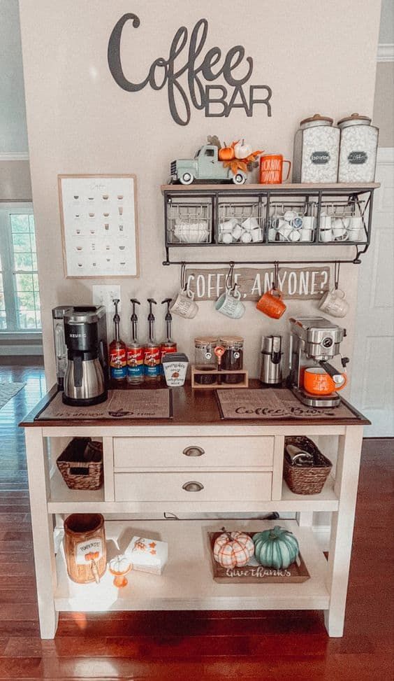 18 Festive Fall Coffee Bar Decor Ideas Lady Decluttered Coffee Bar 18-festive-fall-coffee-bar-decor-ideas-lady-decluttered-coffee-bar