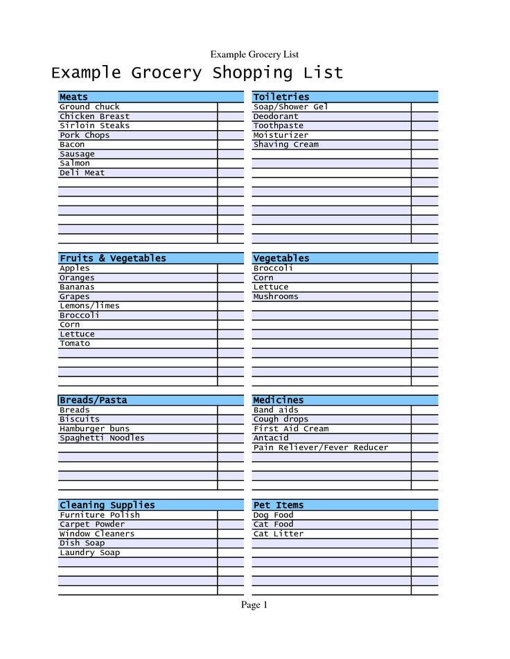 Grocery Shopping List Template Download Example Grocery Shopping - food shopping list template Grocery Shopping List Template Download Example Grocery Shopping - food shopping list template