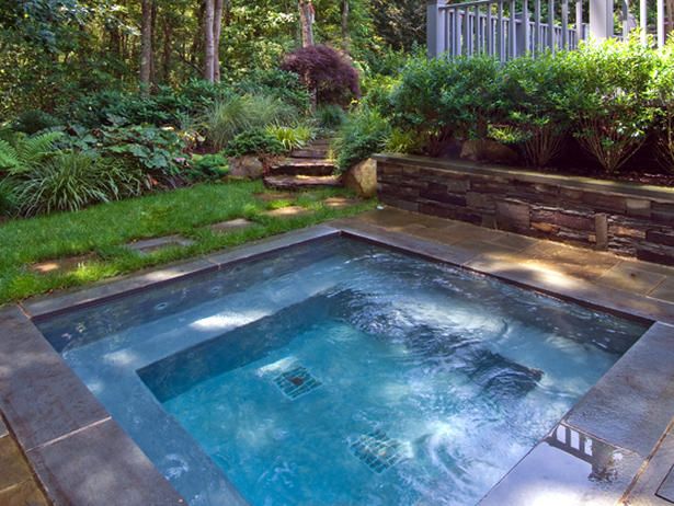 152 Best Backyard Ideas Images On Pinterest Garden Small Pool For Socializing Block Retaining Wall Designer S Notes The Masonry Offers Additional Seating Around Guests