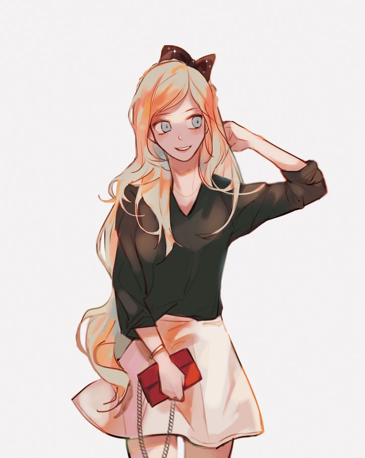 Blonde anime characters female