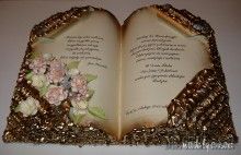 Открытка в виде книги. Скрапбукинг. МК