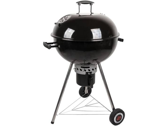 Grillchef Holzkohle Kugelgrill 53,5 cm Schwarz 11100 in 2020 Grillchef Holzkohle Kugelgrill 53,5 cm Schwarz 11100 in 2020