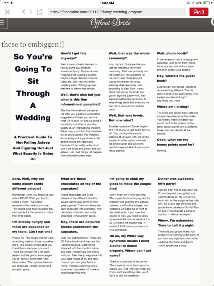 make wedding programs online free