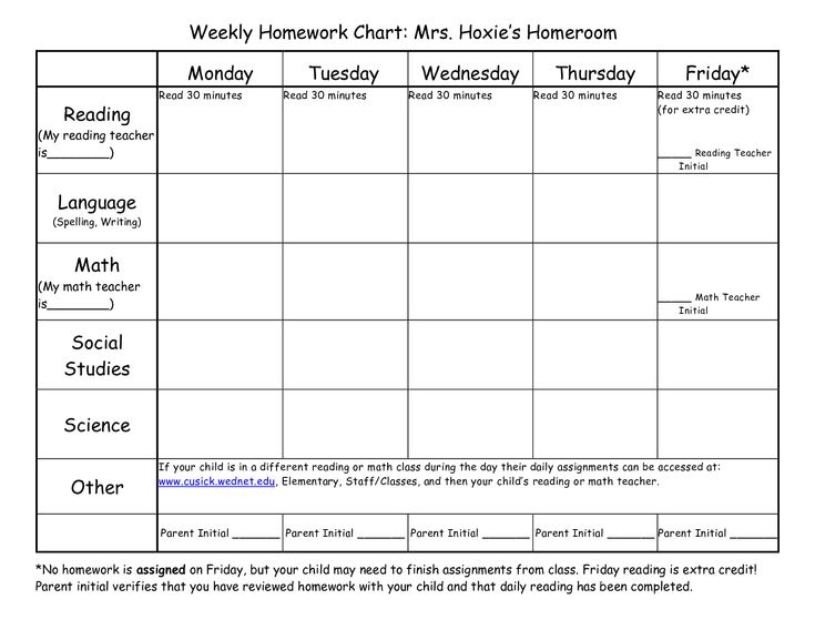 teacher daily schedule template