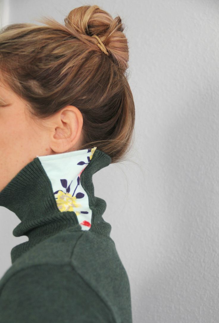 how to make a turtleneck larger, so you can stop choking!