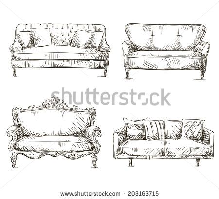 Couch Drawing 242 best furniture drawings images on pinterest | sketches, sketch Couch Drawing 242 best furniture drawings images on pinterest | sketches, sketch
