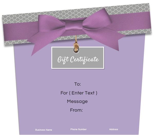 15 best gift certificate templates images on pinterest customized gift certificates