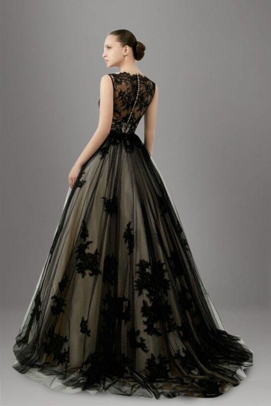 black wedding dresses for sale