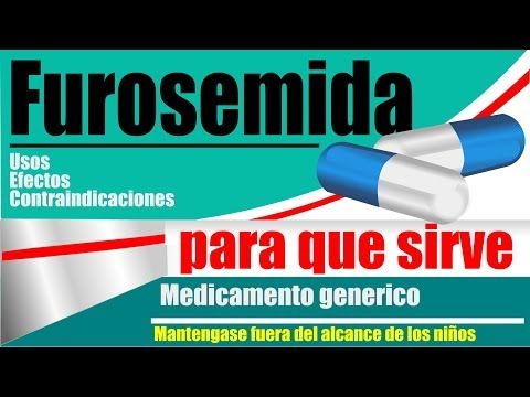 Pastillas para eliminar liquidos furosemida