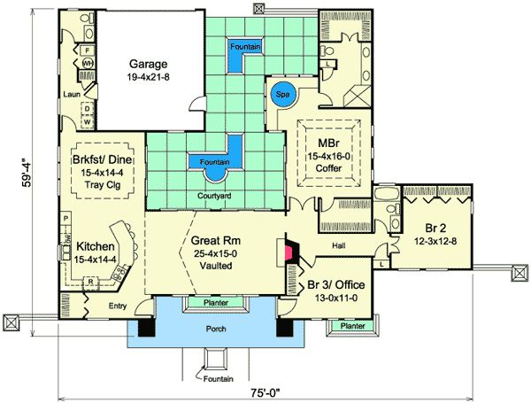 Architecture Home Plans best 20+ courtyard house plans ideas on pinterest | house floor Architecture Home Plans best 20+ courtyard house plans ideas on pinterest | house floor