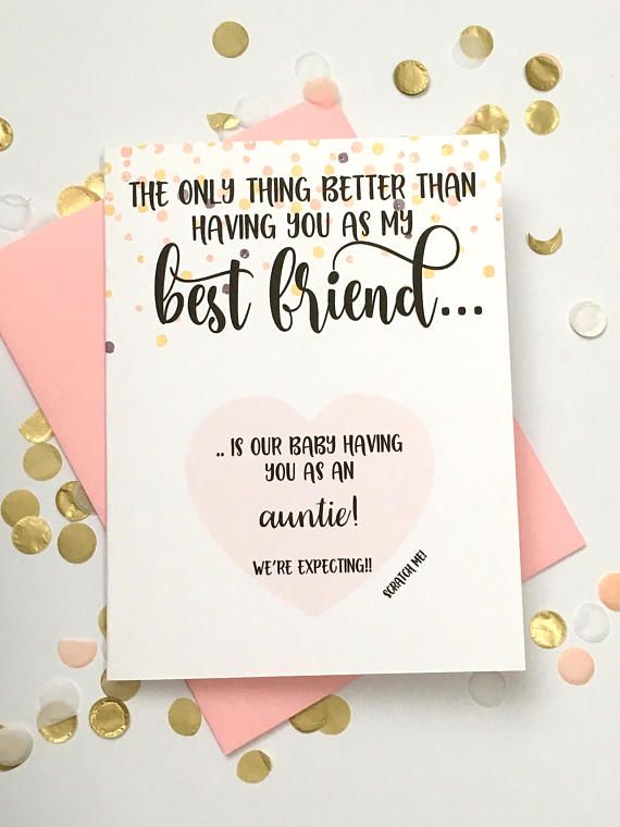Pregnancy Reveal to Best Friend Scratch Off Card – Pregnancy Announcement – Auntie – better than ha – pregnancy announcement ideas Pregnancy Reveal to Best Friend Scratch Off Card – Pregnancy Announcement – Auntie – better than ha – pregnancy announcement ideas