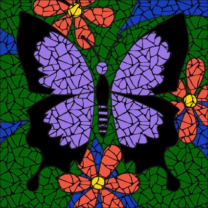 easy mosaic ideas completed butterfly purple mosaic mandala kit created in ceramic tiles - Mosaic Design Ideas easy mosaic ideas completed butterfly purple mosaic mandala kit created in ceramic tiles - Mosaic Design Ideas