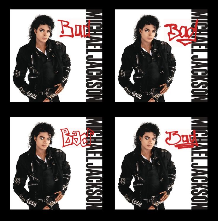 four pictures of michael jackson in black and white