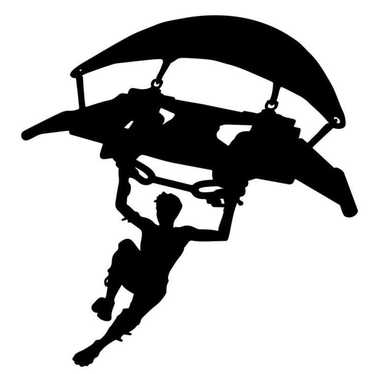 Download Fortnite Vinyl Sticker | Silhouette images, Birthday party ...