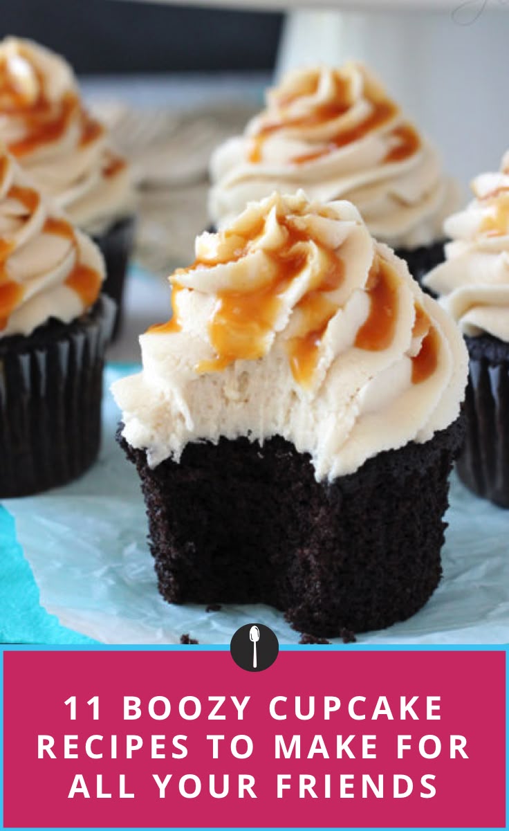 11 Boozy Cupcake Recipes To Make For All Your Friends 11 Boozy Cupcake Recipes To Make For All Your Friends