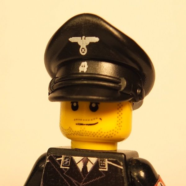 Black Marine Hat Cap for LEGO army military brick minifigures