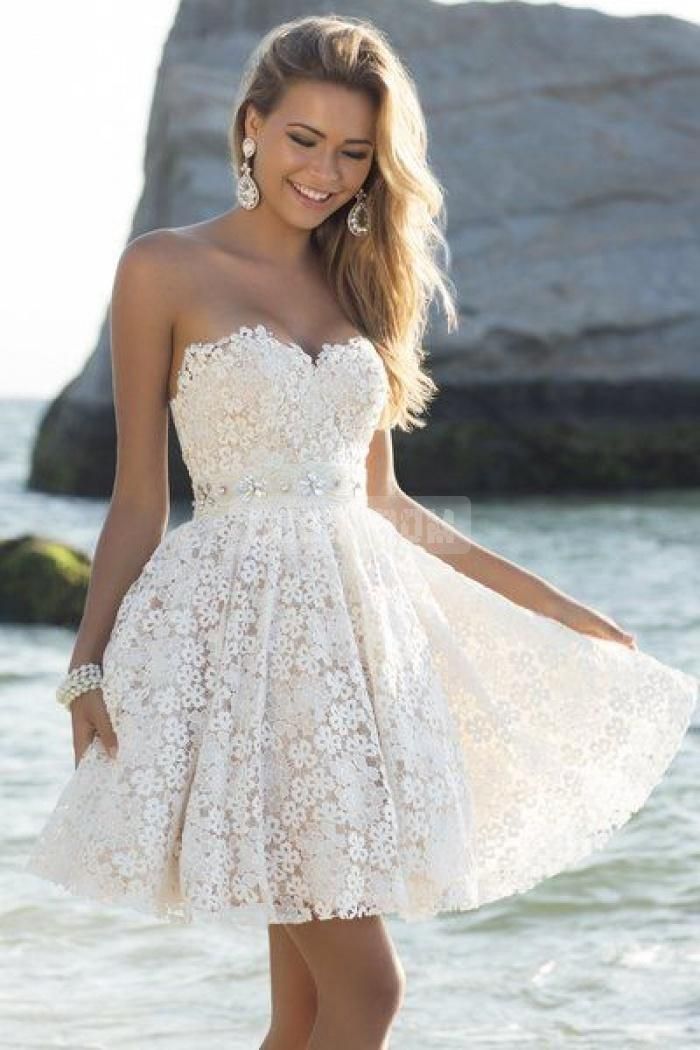 Short Length Sweetheart Lace Sash Beading Wedding Dress This Would Short Length Sweetheart Lace Sash Beading Wedding Dress This Would Be My Perfect Ngl Pinterest Dresses Prom And