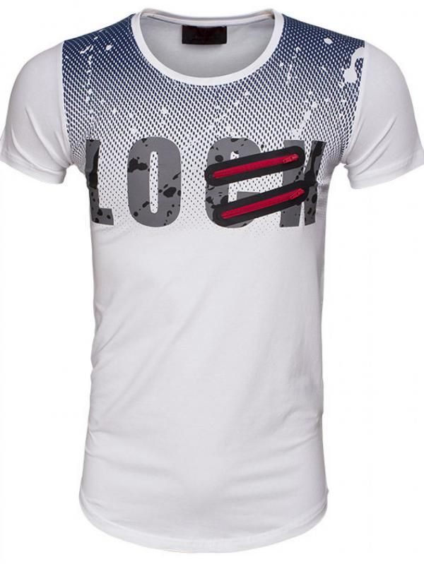 Gaznawi Lockey Tshirt Wit Tisort Modelleri Erkek Tisort Ti Sort