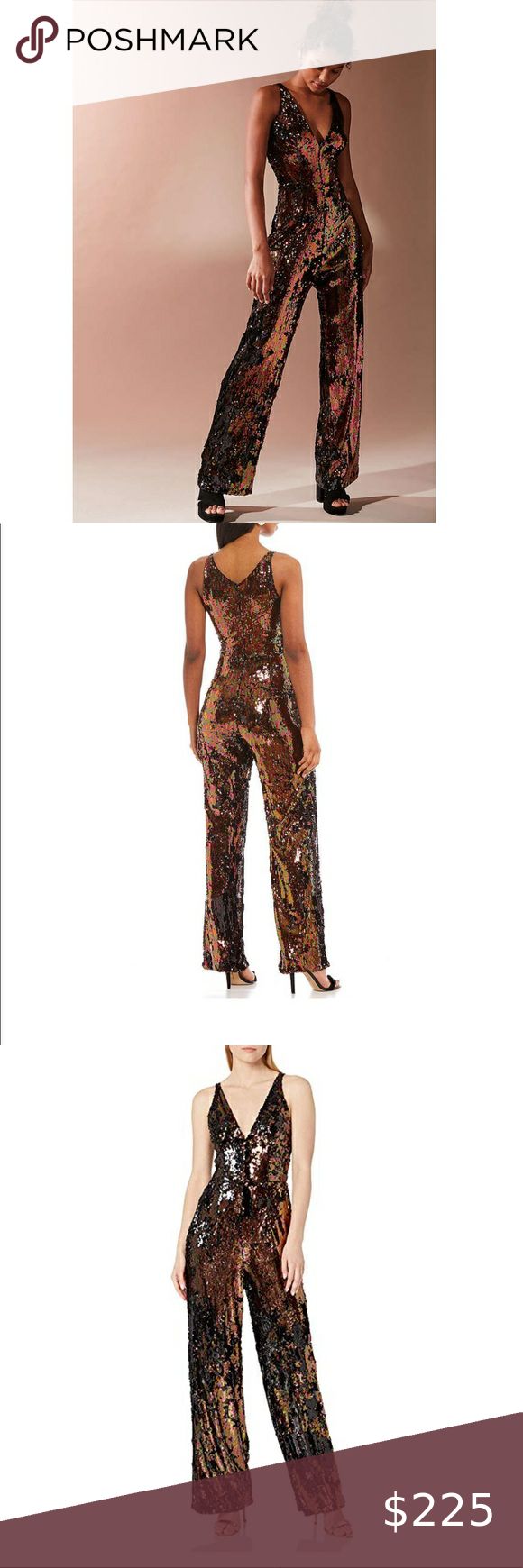 Dress the population Charlie sequin jumpsuit in 2020 | Dress the population, Sequin jumpsuit