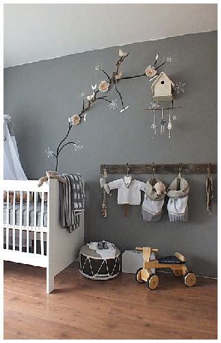 44 Best Noteworthy Nurseries Images On Pinterest Child Room Babykamer The Branch And Bird House Is Such A Cute Idea Gonna Use This As Inspiration Do Something In My Daughters Room